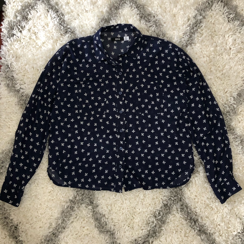 Bdg Sheer Button Down